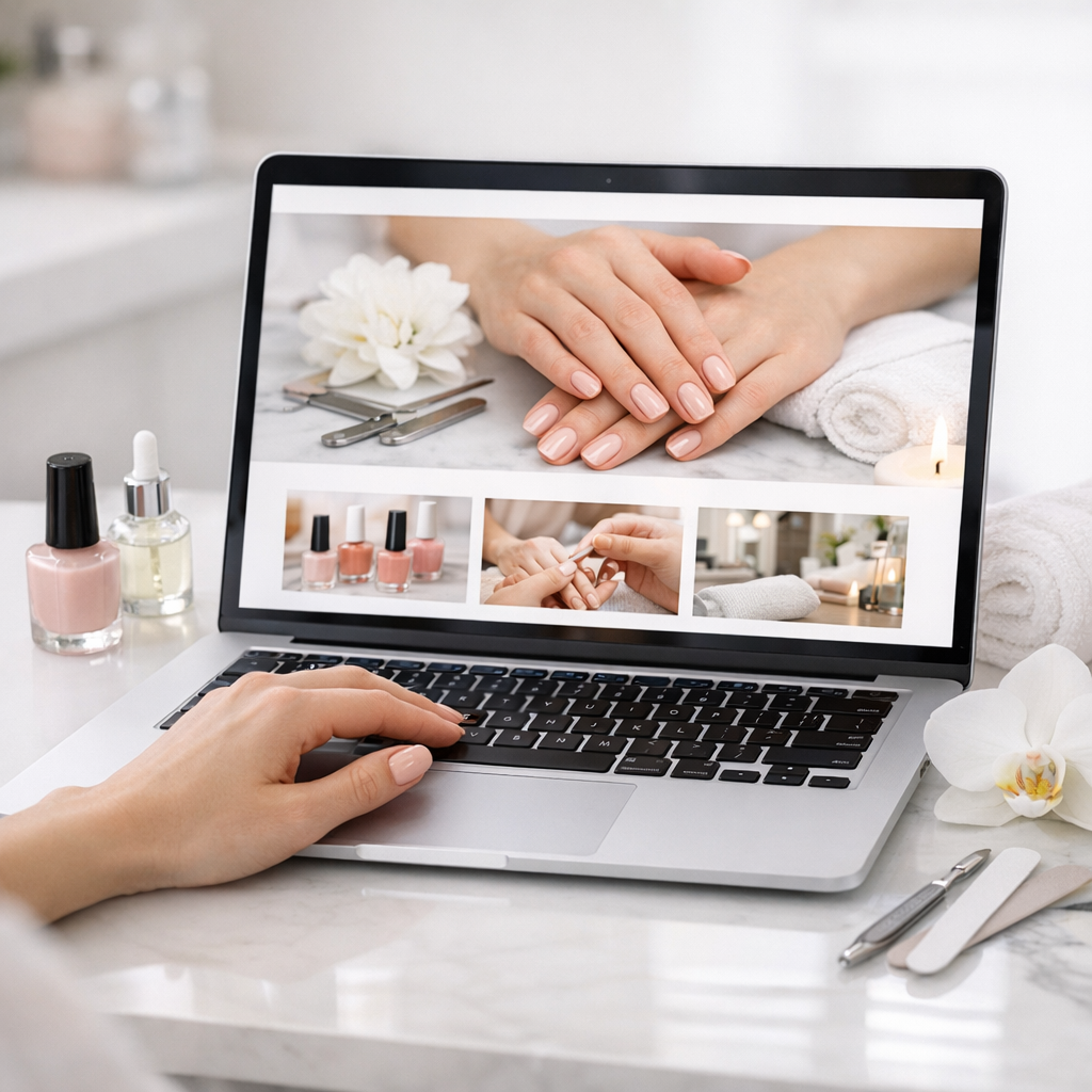Website homepage with clear navigation